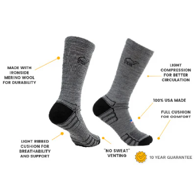 Crew Wool Work Sock - Image 11