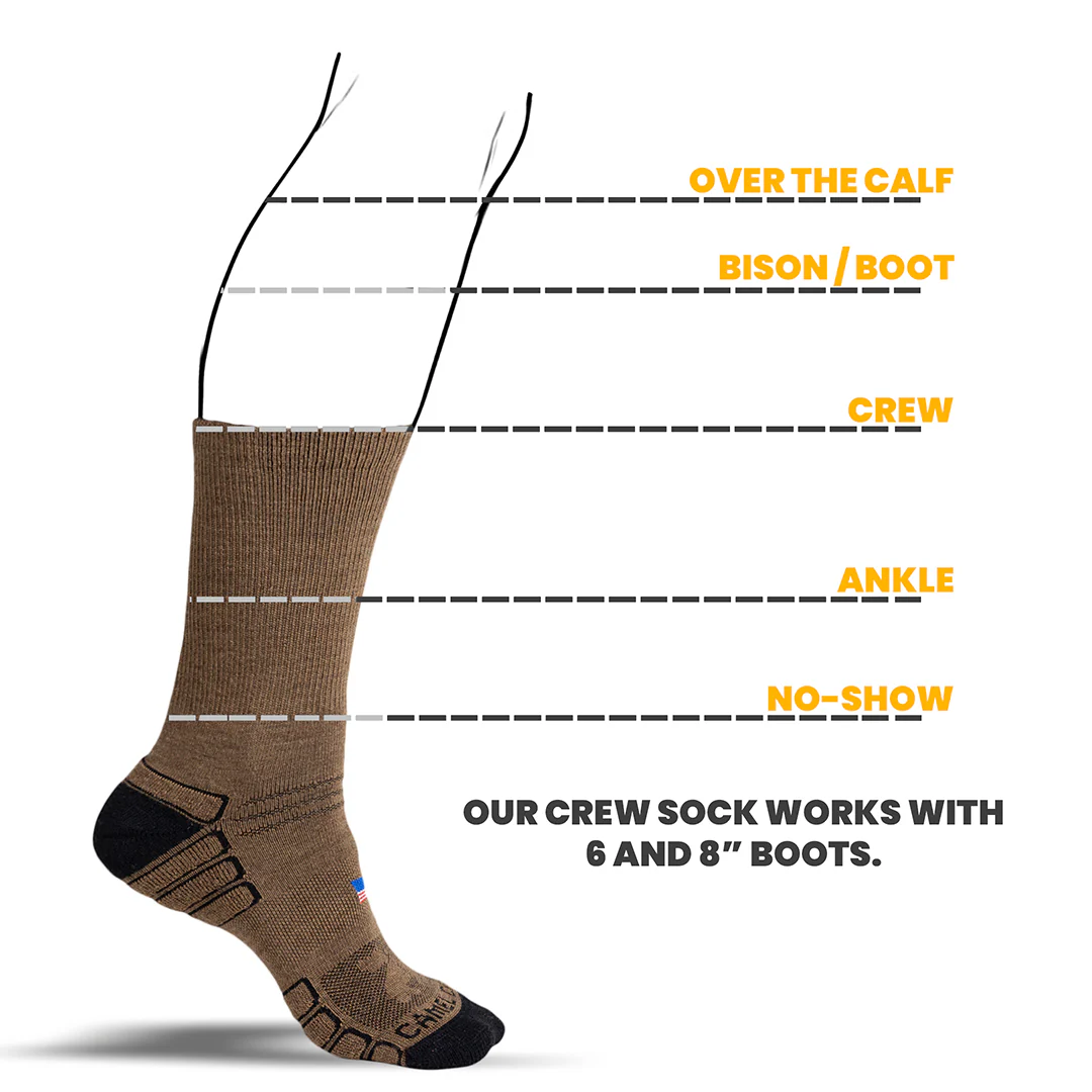 Crew Wool Work Sock - Image 40