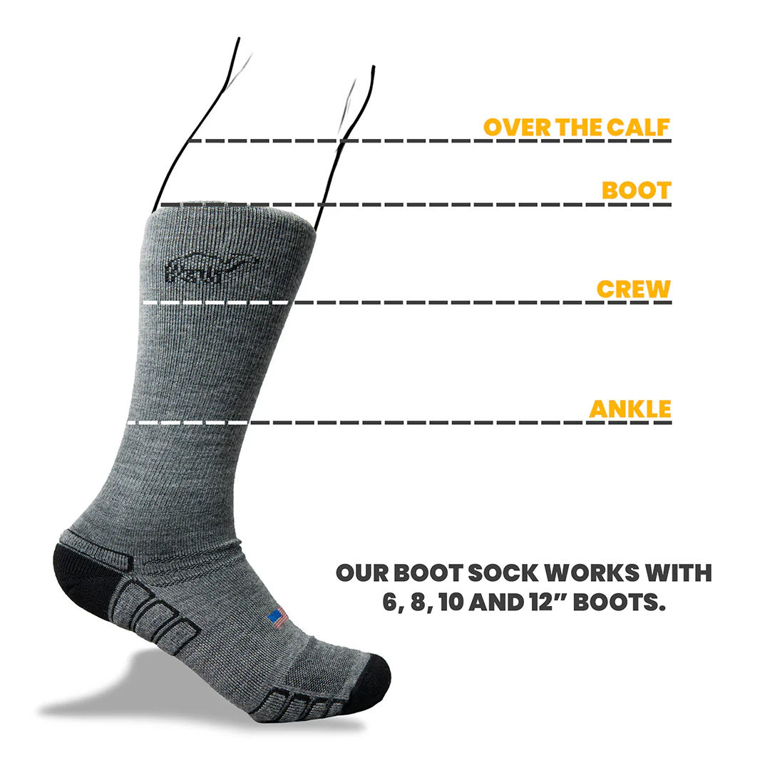 Boot Wool Work Sock - Image 17