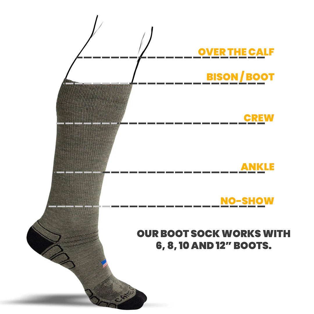 Boot Wool Work Sock - Image 25