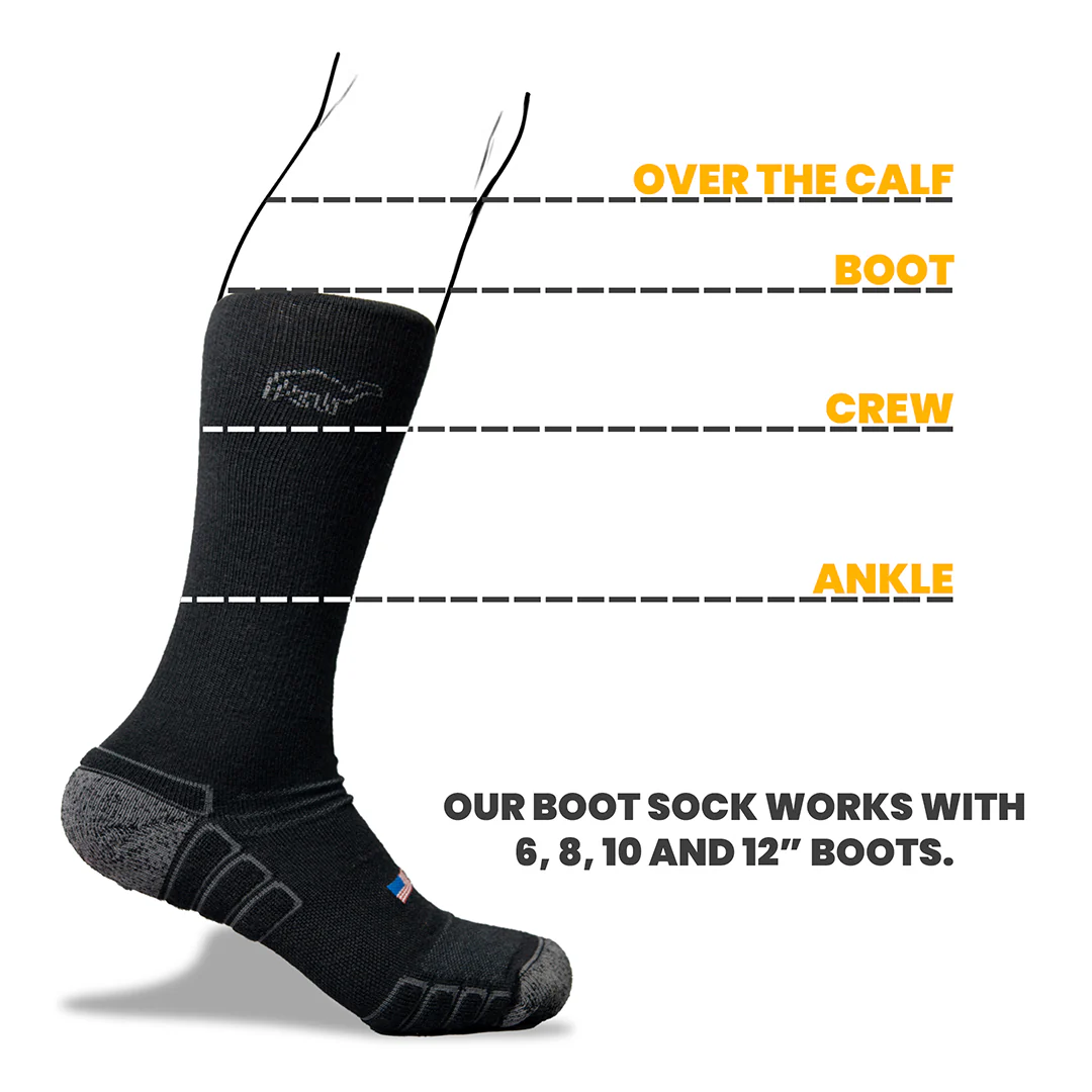 Boot Wool Work Sock - Image 8