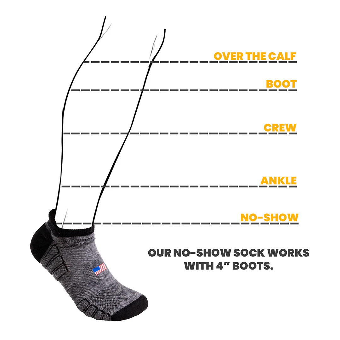 No-Show Wool Work Sock - Image 16