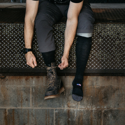 Over the Calf Wool Work Sock - Image 5